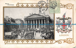 R113711 Royal Exchange. London. Heraldic. 1909 - Sonstige & Ohne Zuordnung