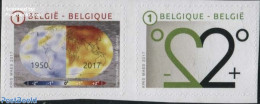 Belgium 2017 Global Warming 2v S-a, Mint NH, Nature - Various - Environment - Maps - Unused Stamps