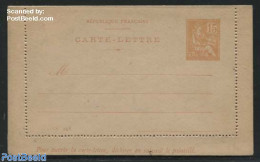 France 1901 Card Letter 15c, Unused Postal Stationary - Lettres & Documents