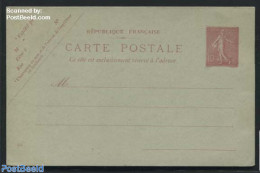 France 1904 Postcard 10c, Unused Postal Stationary - Storia Postale