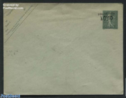 France 1906 Envelope 0.10 On 15c (146x112mm), Unused Postal Stationary - Covers & Documents