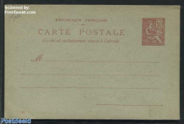 France 1901 Postcard 10c, Unused Postal Stationary - Lettres & Documents