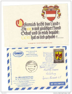 Österreich, 1961, Ballonpostkarte Vom 26. Ballonpostflug, Frankiert Mit MiNr.1098 (40 Jahre Burgenland) (12476G) - Postkarten