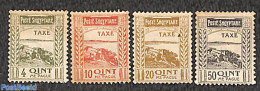 Albania 1920 Postage Due 4v, Without Control Stamps (proofs), Unused (hinged) - Albania