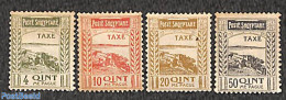 Albania 1920 Postage Due 4v, Without Control Stamps (proofs), Mint NH - Albanien