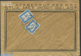 Netherlands 1948 Envelope From Holland Postage Due, Postal History - Storia Postale