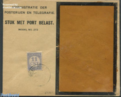 Netherlands 1935 Envelope From The Netherlands, Postage Due 11 Cent, Postal History - Lettres & Documents
