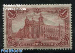 Germany, Empire 1902 1M, 26:17 Dental Holes, Without WM, Stamp Out Of S, Unused (hinged) - Nuovi