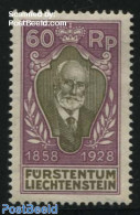 Liechtenstein 1928 60Rp, Stamp Out Of Set, Unused (hinged) - Ungebraucht