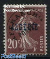 Algeria 1924 20c, Precancel, Stamp Out Of Set, Mint NH - Neufs