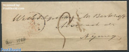 Netherlands 1862 Folding Cover To Nijmegen, Postal History - Lettres & Documents