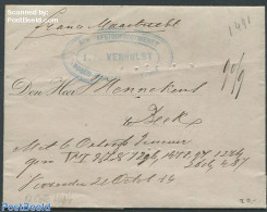 Netherlands 1884 Folding Invoice From Delft, Postal History - Brieven En Documenten