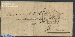 Netherlands 1841 Folding Letter To Rotterdam, Postal History - ...-1852 Préphilatélie