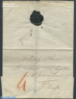 Netherlands 1800 Folding Cover To Breda, Postal History - ...-1852 Precursores