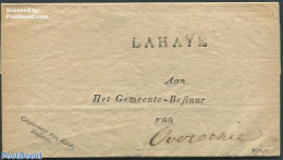 Netherlands 1814 Folding Cover From The Hague To Overschie, Postal History - ...-1852 Precursores