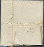 Netherlands 1822 Folding Cover From The Hague, Postal History - ...-1852 Préphilatélie