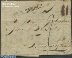 Netherlands 1820 Folding Letter From S Hertogenbosch, Postal History - ...-1852 Precursores