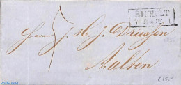 Netherlands 1855 Folding Letter From Bocholt, Postal History - Briefe U. Dokumente