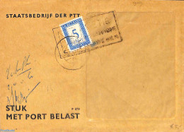 Netherlands 1949 Envelope From The Netherlands, Postage Due 5c, Postal History - Covers & Documents