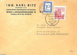 Netherlands 1949 Envelope From Austria, Postage Due 30c, Postal History - Cartas & Documentos