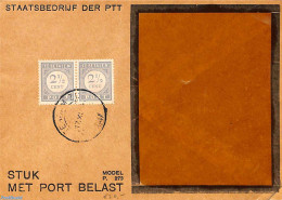 Netherlands 1941 Postage Due Envelope, 2x2.5c, Postal History - Briefe U. Dokumente