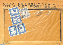Netherlands 1948 Postage Due: 4c And 4x20c, Postal History - Cartas & Documentos