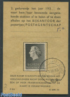 Netherlands 1955 Postbox Card With NVPH No. 639., Postal History - Covers & Documents