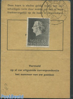 Netherlands 1955 Postbox Card With NVPH No.639, Postal History - Brieven En Documenten