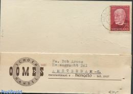Netherlands 1954 Envelope With Nvph No.643, Postal History - Covers & Documents