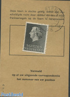 Netherlands 1955 Postbox Card With Nvph No.639, Postal History, History - Kings & Queens (Royalty) - Briefe U. Dokumente