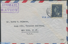 Netherlands 1946 Airmail With Nvph No.346, Postal History, History - Kings & Queens (Royalty) - Briefe U. Dokumente