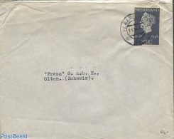 Netherlands 1948 Envelope With NVPH No. 505, Postal History, History - Kings & Queens (Royalty) - Lettres & Documents