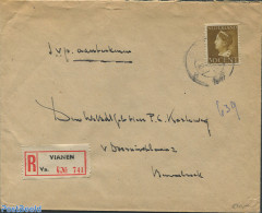 Netherlands 1940 Registered Letter With Nvph No.342, Postal History - Lettres & Documents