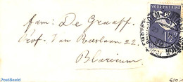 Netherlands 1936 Mini Envelope With Nvph No.289, Postal History - Briefe U. Dokumente