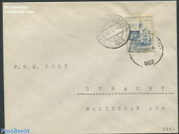 Netherlands 1951 Envelope With Nvph No.572, Postal History - Cartas & Documentos
