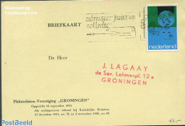 Netherlands 1971 Postale To Groningen With Nvph No.1000, Postal History - Cartas & Documentos