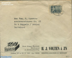 Netherlands 1952 Envelope To Germany With Nvph 595, Postal History - Lettres & Documents