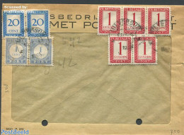 Netherlands 1952 Postage Due 5x1c And 2x20 C, Postal History - Covers & Documents