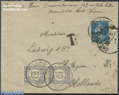 Netherlands 1923 Postage Due 2x10 Cent, Postal History - Cartas & Documentos