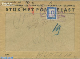 Netherlands 1953 Postage Due With 10cent, Postal History - Cartas & Documentos