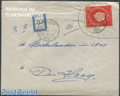 Netherlands 1956 Postage Due With 10cent, Postal History - Storia Postale