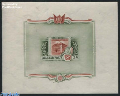 Hungary 1955 National Printing House S/s, Imperforated, Unused (hinged), Art - Printing - Nuovi