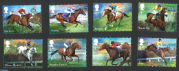 Great Britain 2017 Horse Racing Legends 8v, Mint NH, Nature - Sport - Horses - Sport (other And Mixed) - Unused Stamps