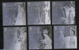 Gibraltar 2017 Accession 65th Anniversary 6v, Mint NH, History - Kings & Queens (Royalty) - Koniklijke Families