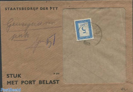 Netherlands 1953 Postage Due 5c, Postal History - Covers & Documents