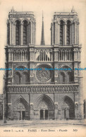 R113318 Paris. Notre Dame. Facade. ND - Monde