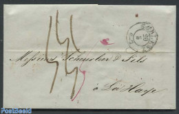 Netherlands 1844 Folding Letter, Postal History - ...-1852 Precursores