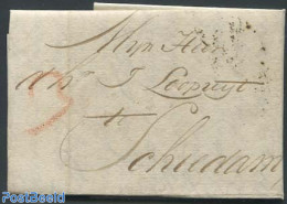 Netherlands 1798 Folding Letter From Amsterdam To Schiedam, Postal History - ...-1852 Prephilately