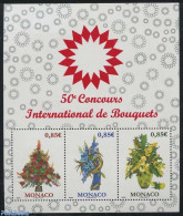 Monaco 2017 Flower Show S/s, Mint NH, Nature - Flowers & Plants - Unused Stamps