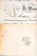 Netherlands 1846 Folding Invoice From Fabrique Royale To Amsterdam, Postal History - ...-1852 Precursori
